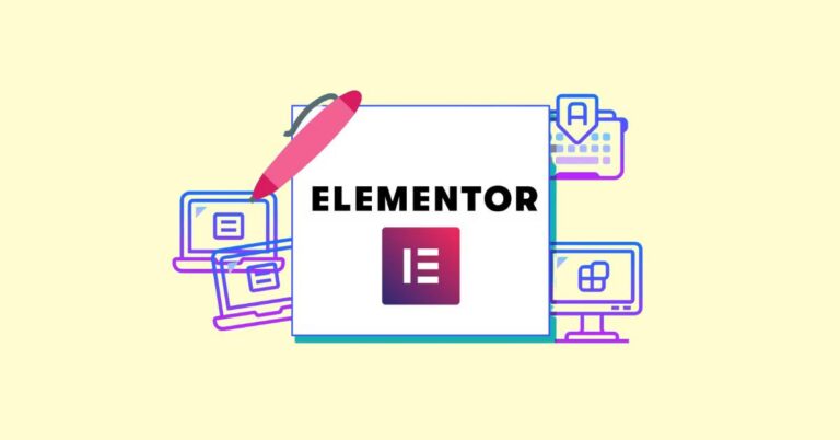 Imagem do page builder do Elementor