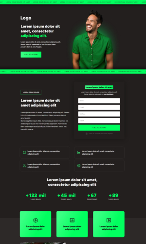 landing Page de Amostra